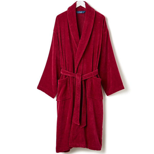 Christy Supreme 100 Cotton Velour Ankle Bathrobe with Pockets Wayfair.co.uk